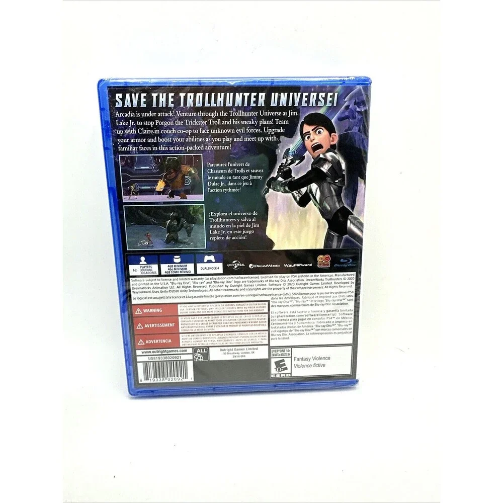 Trollhunters: Defenders of Arcadia (Sony Playstation 4, PS4)  SEALED NEW
